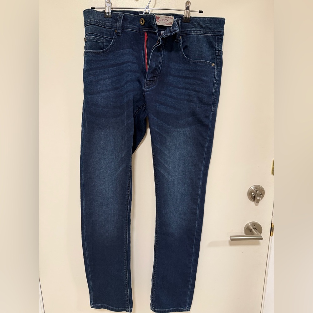 Parasuco Women's Blue Jeans with Red Zipper - NWOT - Picture 15 of 15